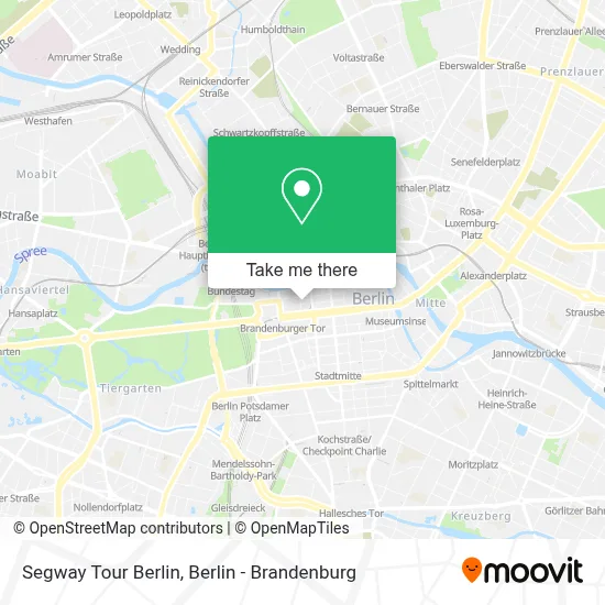 Segway Tour Berlin map
