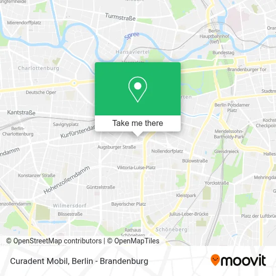 Curadent Mobil map