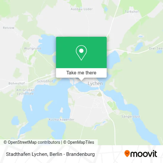 Stadthafen Lychen map