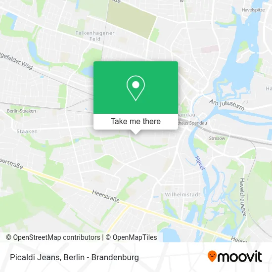 Picaldi Jeans map