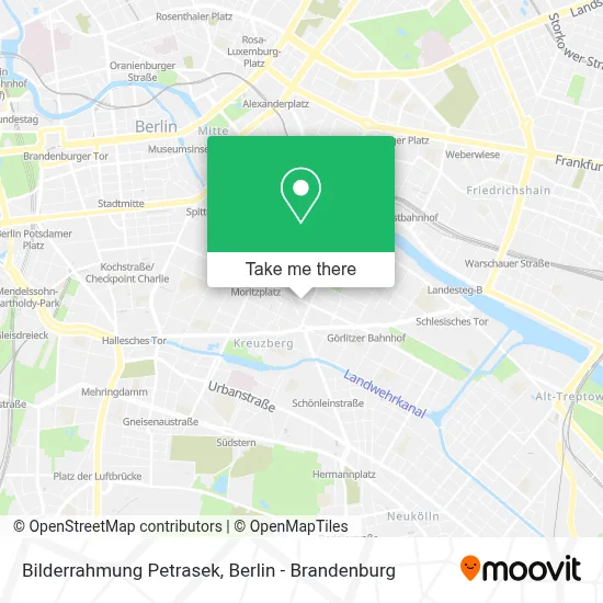 Bilderrahmung Petrasek map