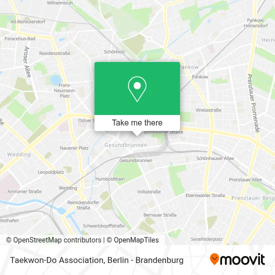 Taekwon-Do Association map