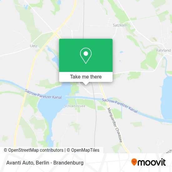 Avanti Auto map