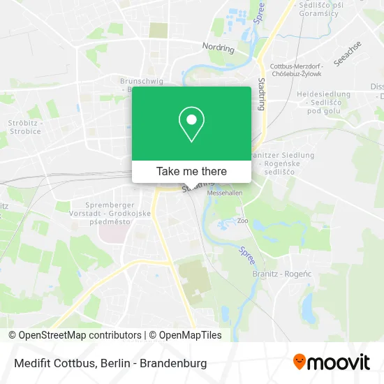 Medifit Cottbus map