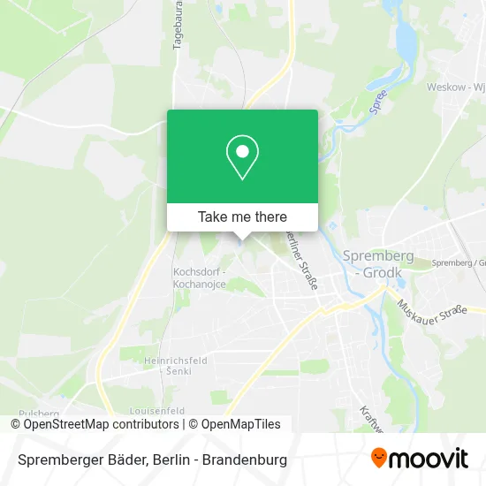 Spremberger Bäder map
