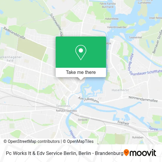 Pc Works It & Edv Service Berlin map
