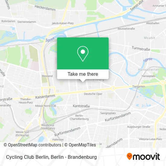 Cycling Club Berlin map