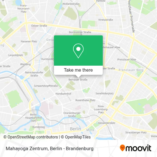Mahayoga Zentrum map