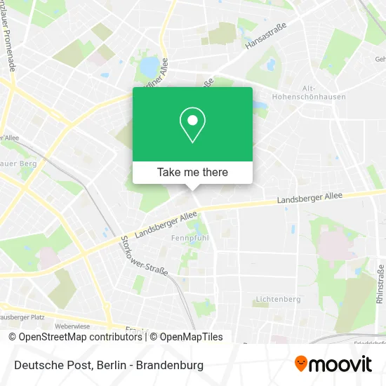 Deutsche Post map