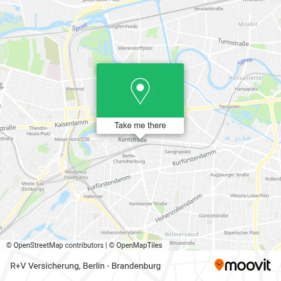 R+V Versicherung map