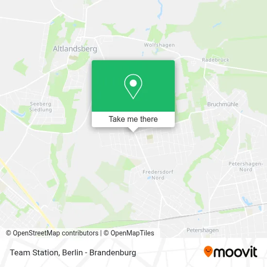 Team Station map