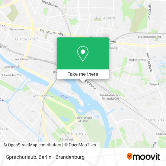 Sprachurlaub map