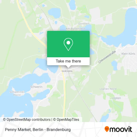Penny Markt map
