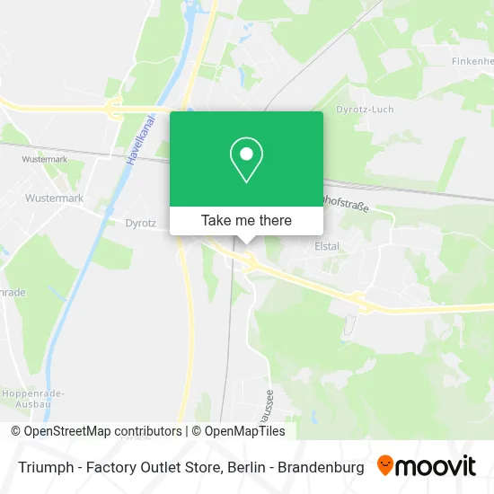 Triumph - Factory Outlet Store map