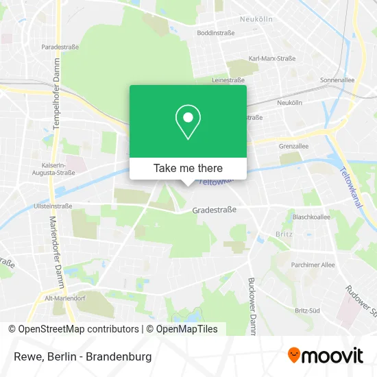 Rewe map
