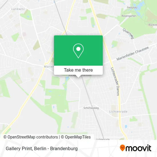 Gallery Print map