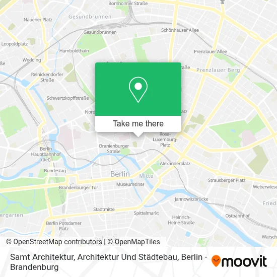 Samt Architektur, Architektur Und Städtebau map