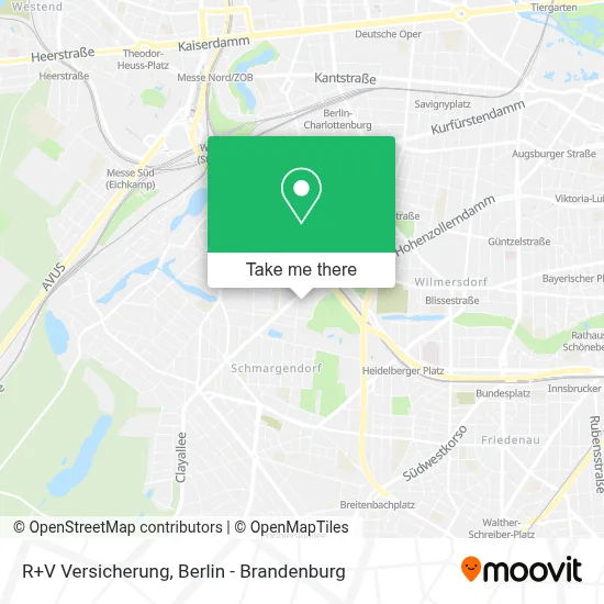R+V Versicherung map