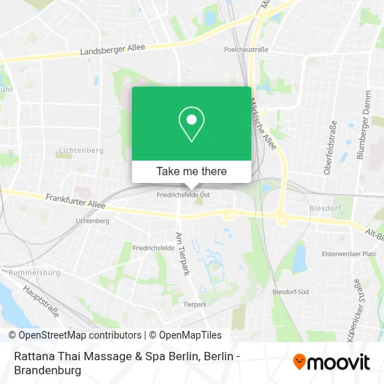 Rattana Thai Massage & Spa Berlin map