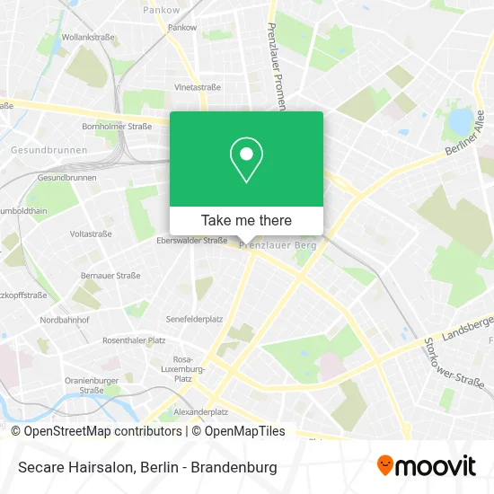 Secare Hairsalon map