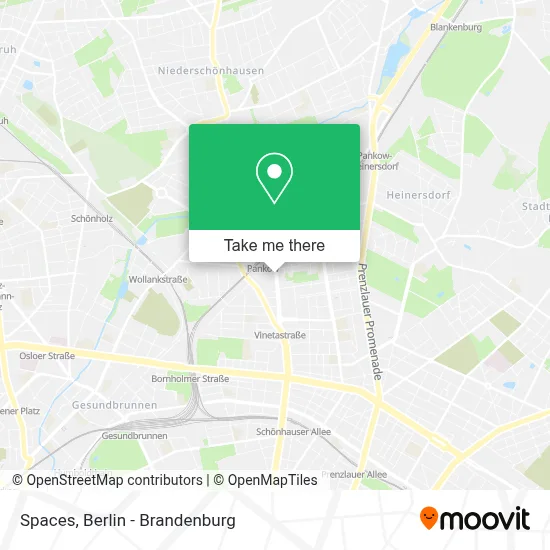 Spaces map