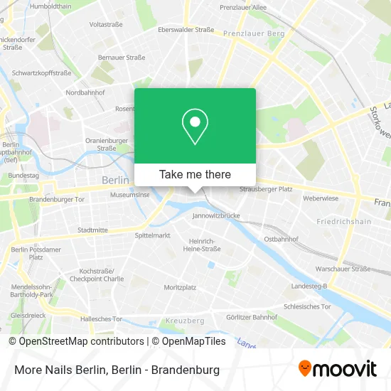 More Nails Berlin map