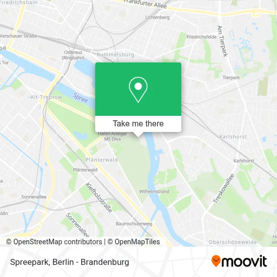 Spreepark map