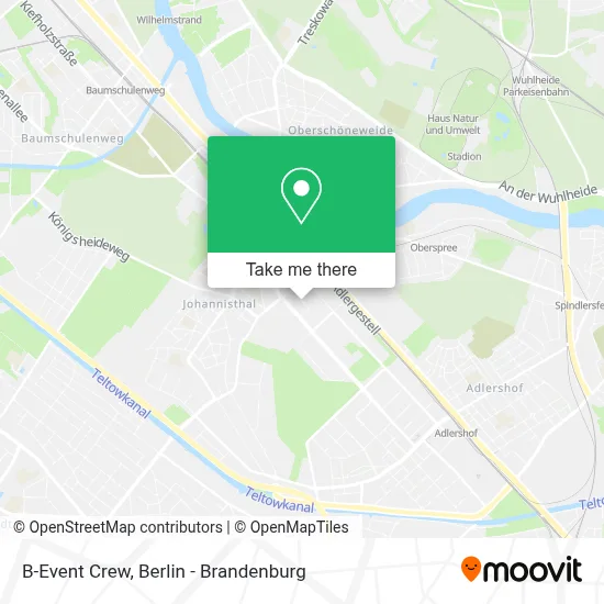 B-Event Crew map