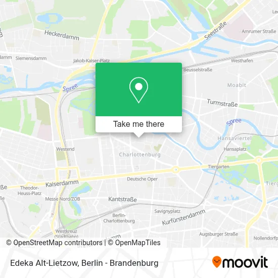 Edeka Alt-Lietzow map