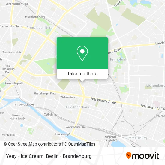 Yeay - Ice Cream map