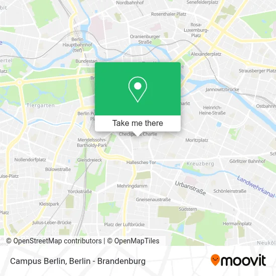 Campus Berlin map