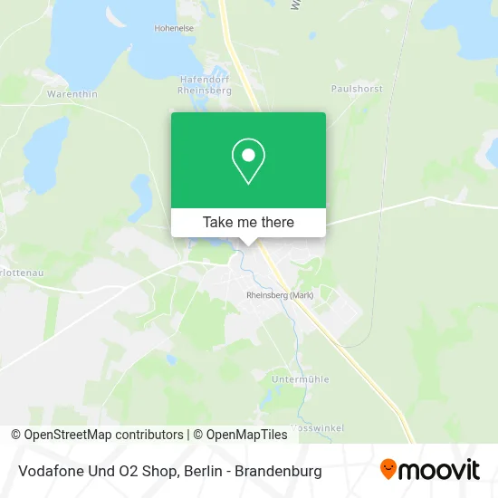 Vodafone Und O2 Shop map