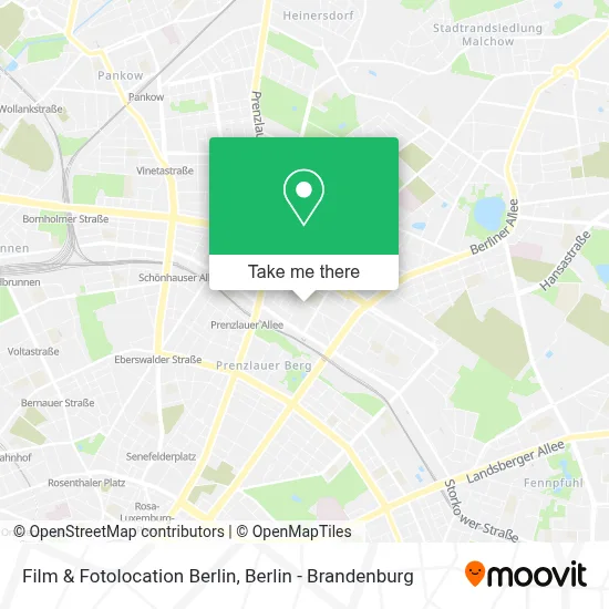 Film & Fotolocation Berlin map