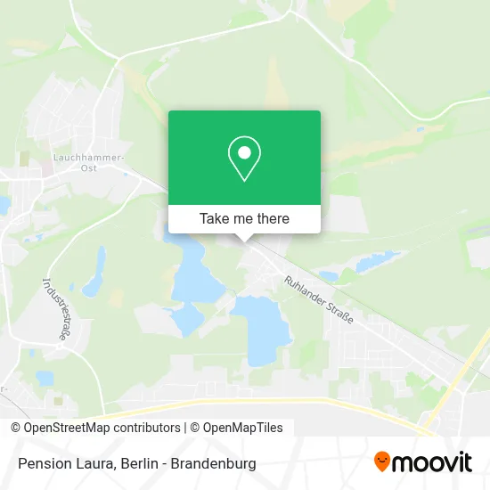 Pension Laura map
