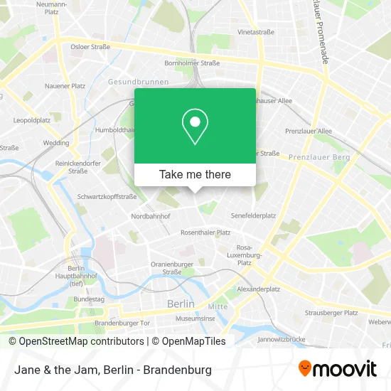 Jane & the Jam map