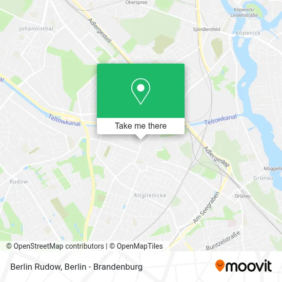 Berlin Rudow map