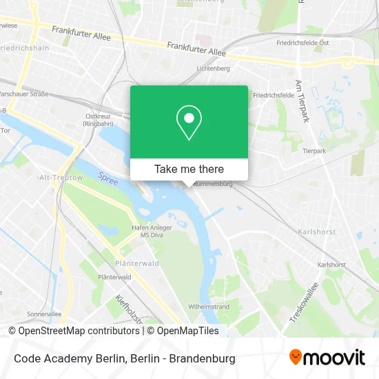 Code Academy Berlin map