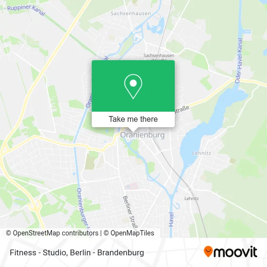 Fitness - Studio map