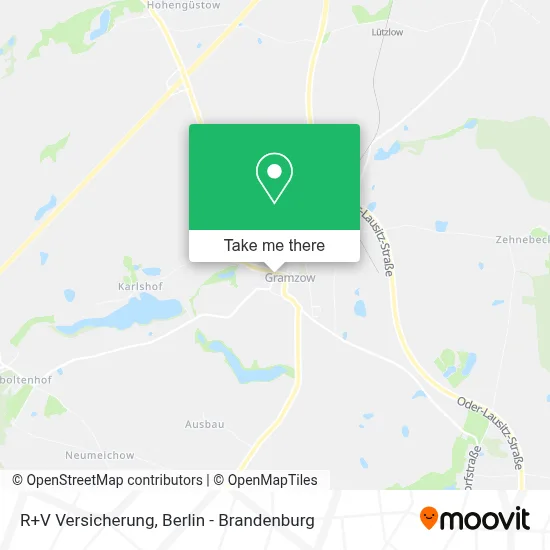 R+V Versicherung map