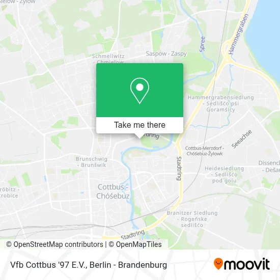 Vfb Cottbus '97 E.V. map
