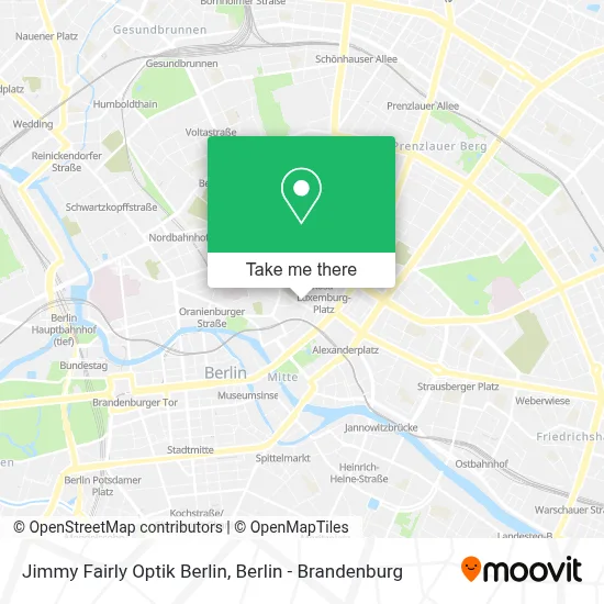Jimmy Fairly Optik Berlin map