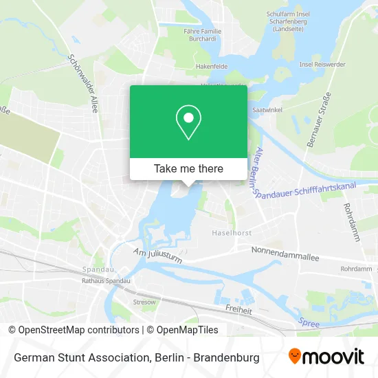 German Stunt Association map