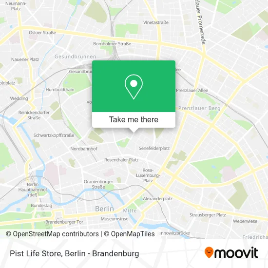 Pist Life Store map