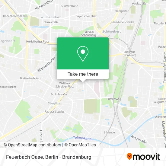 Feuerbach Oase map