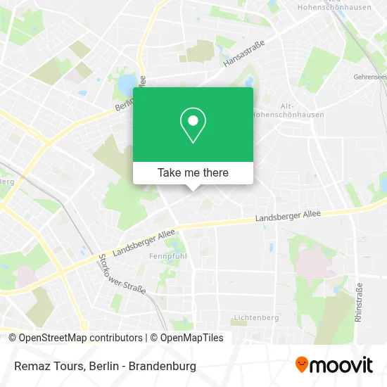 Remaz Tours map