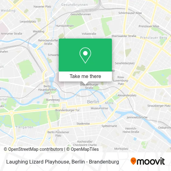 Laughing Lizard Playhouse map