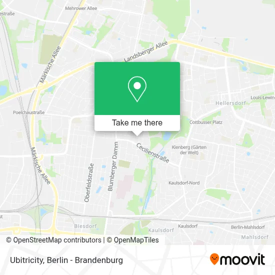 Ubitricity map