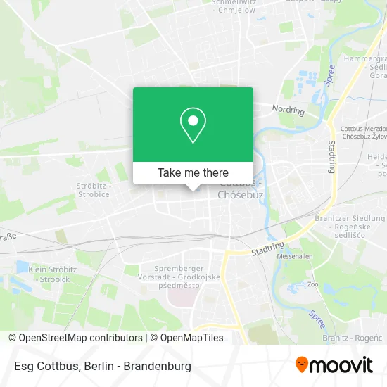 Esg Cottbus map