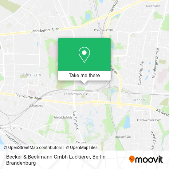 Becker & Beckmann Gmbh Lackierer map