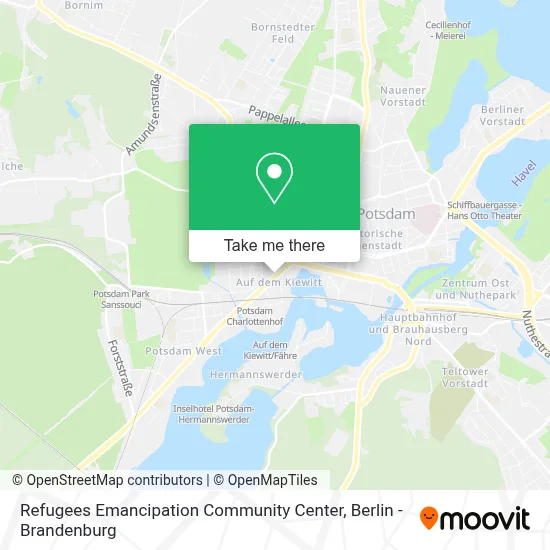 Refugees Emancipation Community Center map